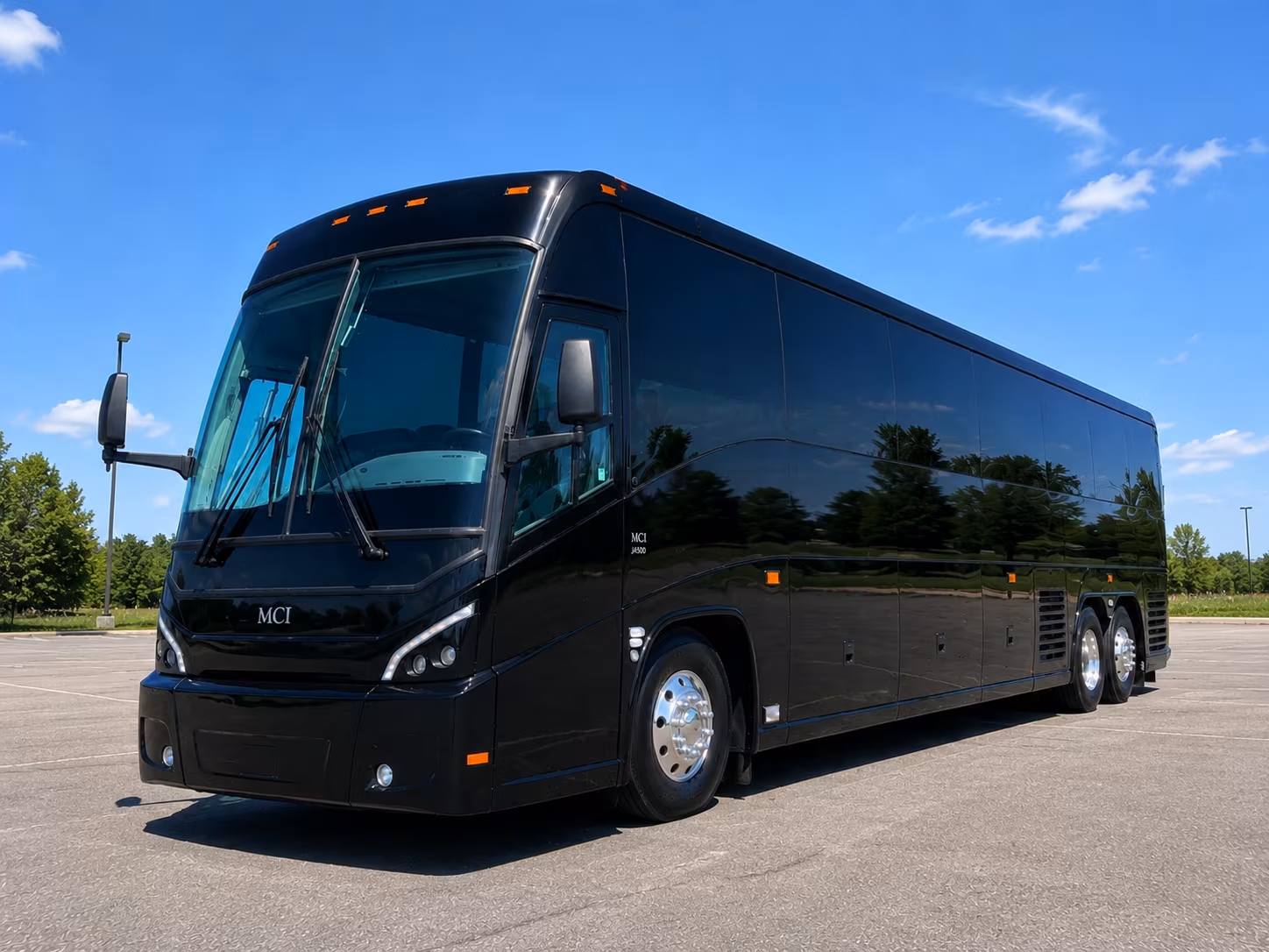 56 passenger charter bus
