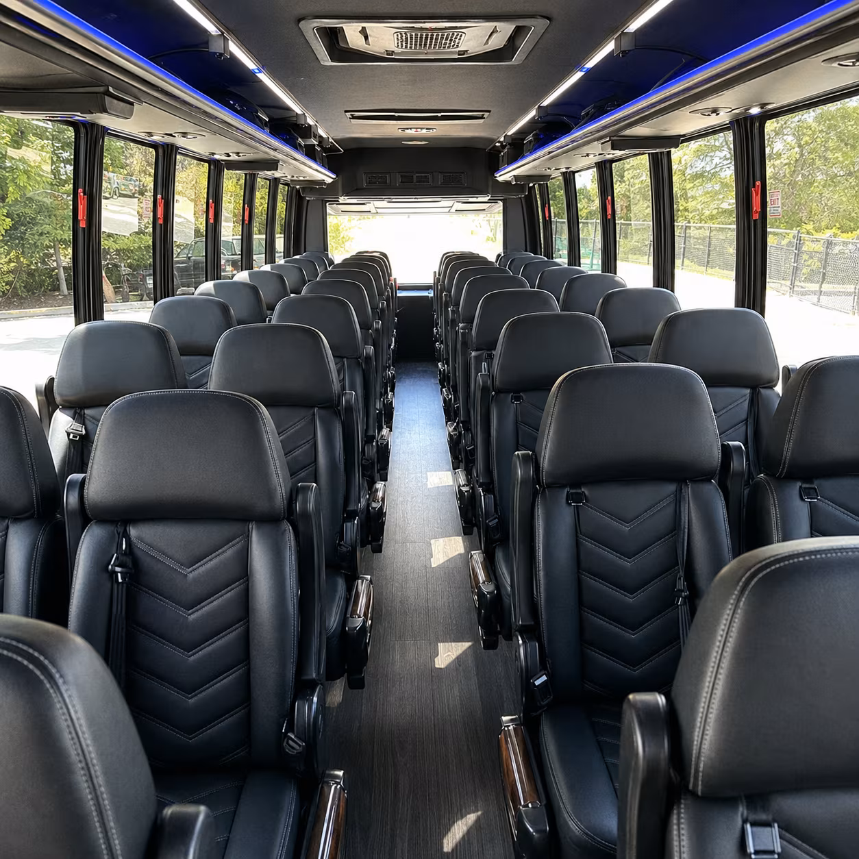 can i book a one way a round trip or a multi day package for a bus rental in pleasanton