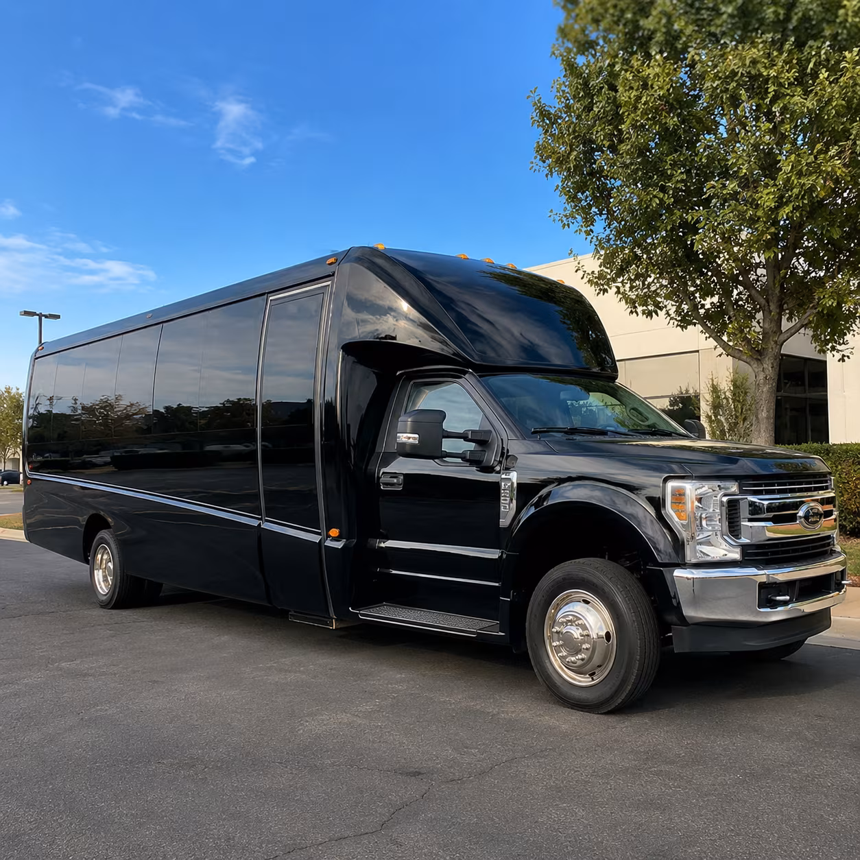 minibuses for pleasanton bridal party transportation on the wedding day