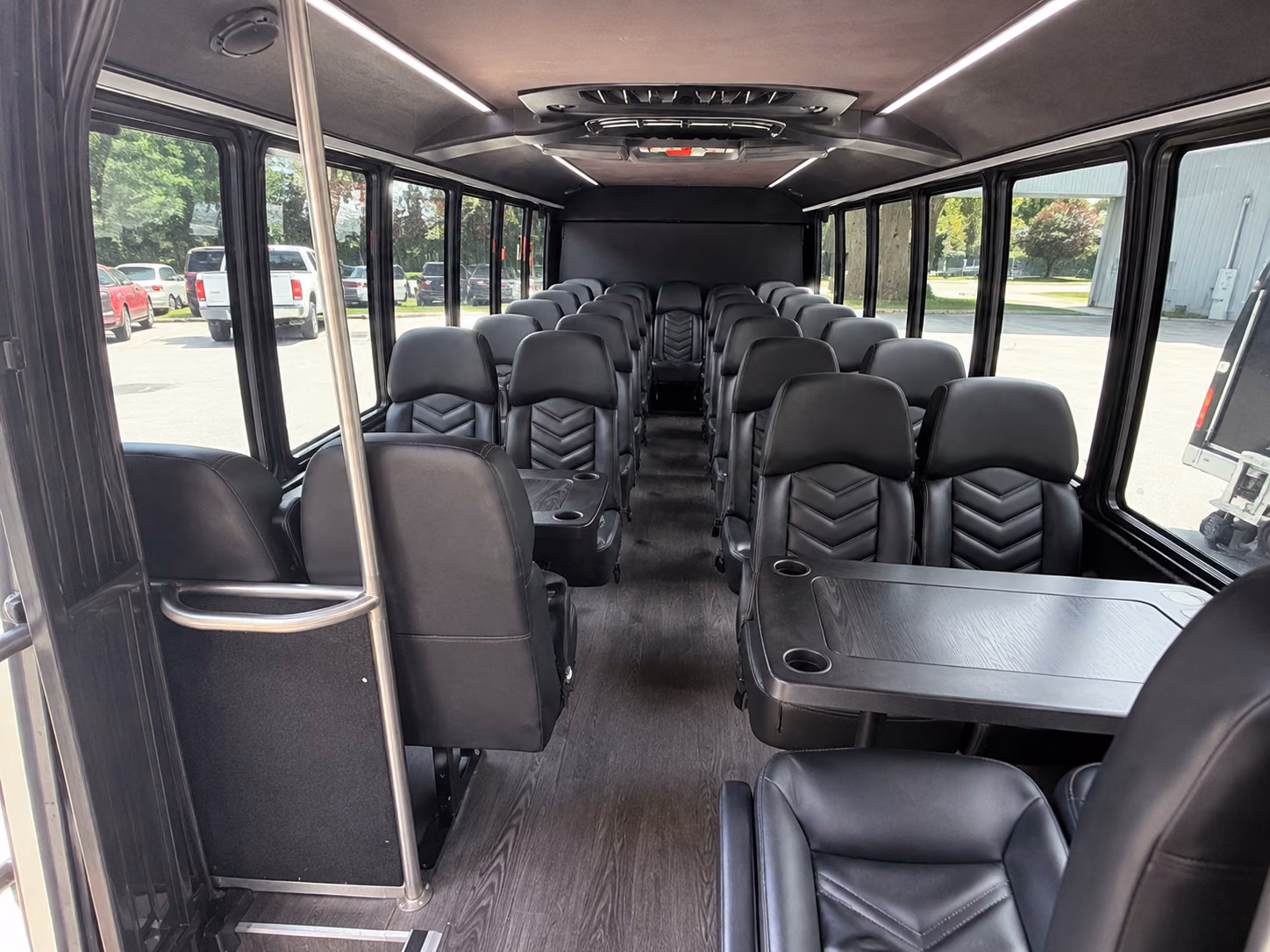 party buses and charter buses to warriors games at chase center