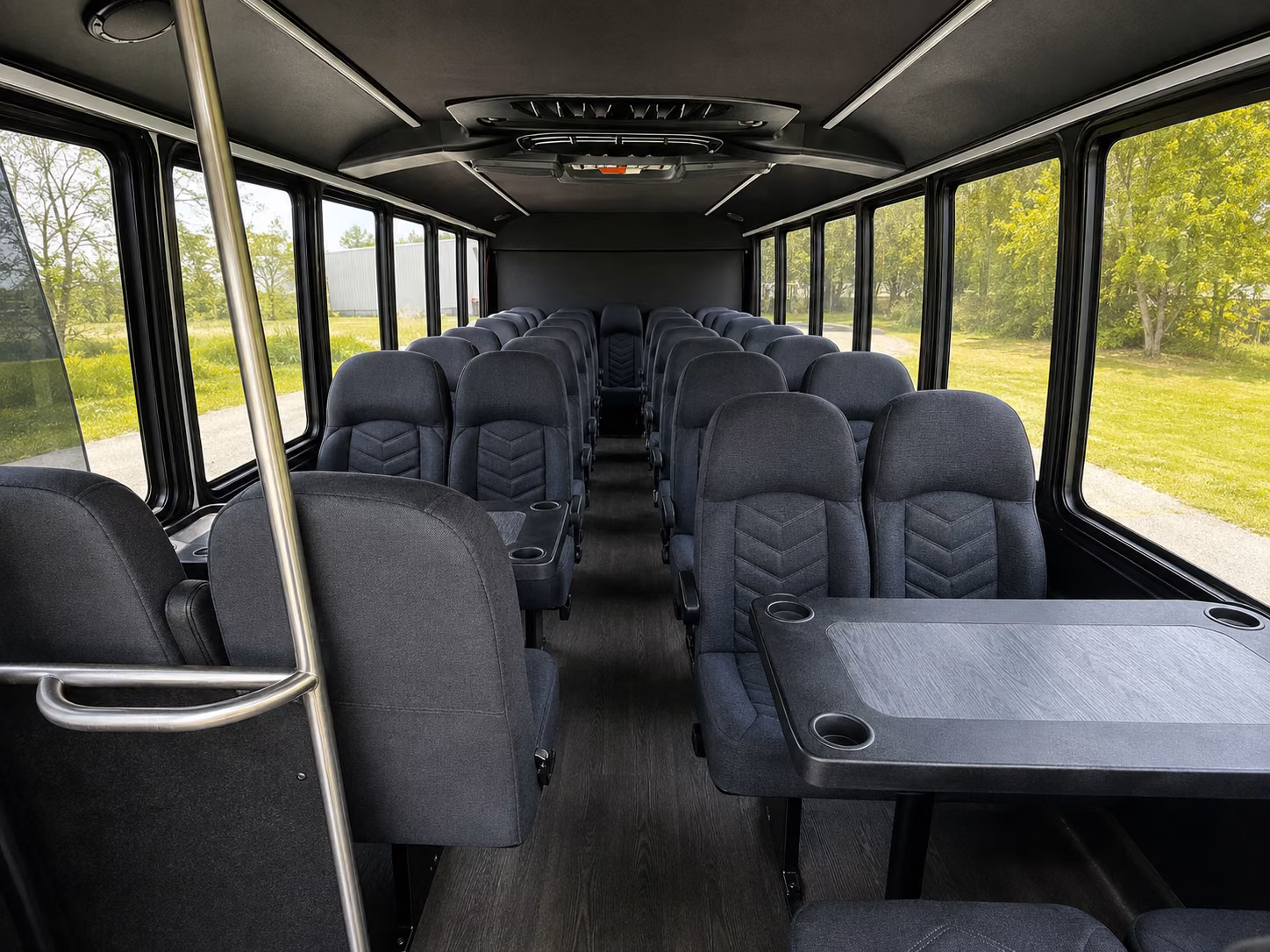 pleasanton 20 passenger minibus inside