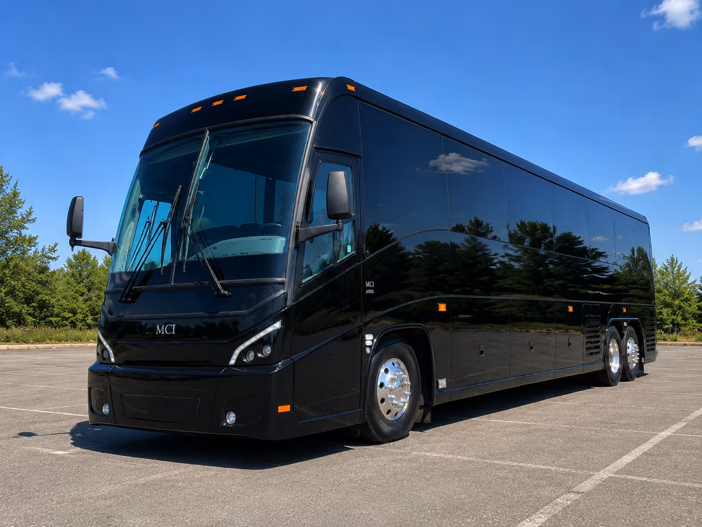 pleasanton bus rental service area