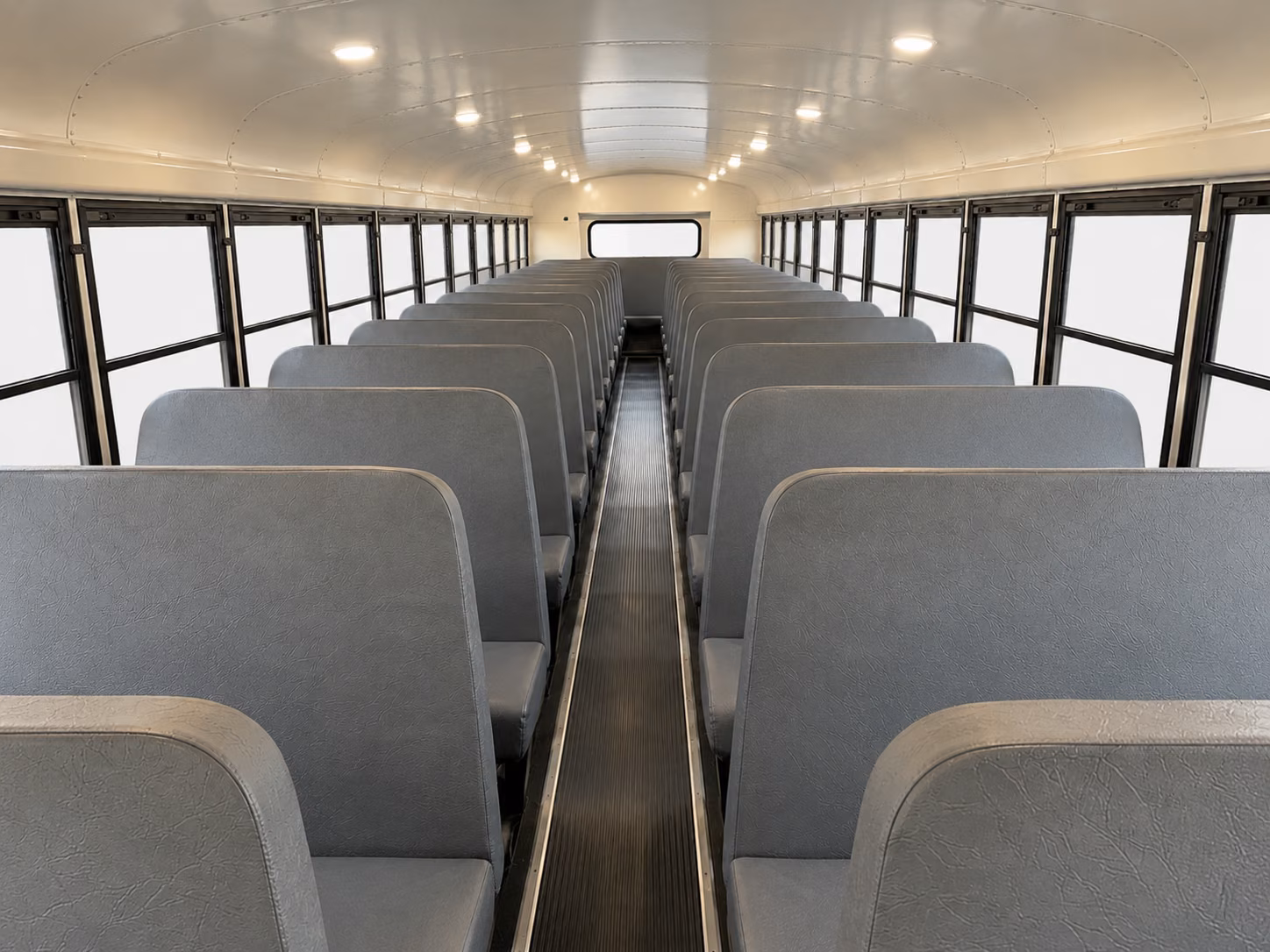 pleasanton school bus inside