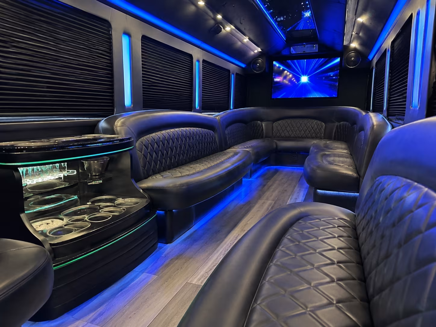 pleasanton sporting event party bus rental