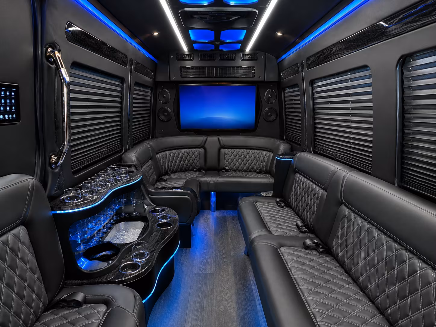 pleasanton sprinter limousine interior