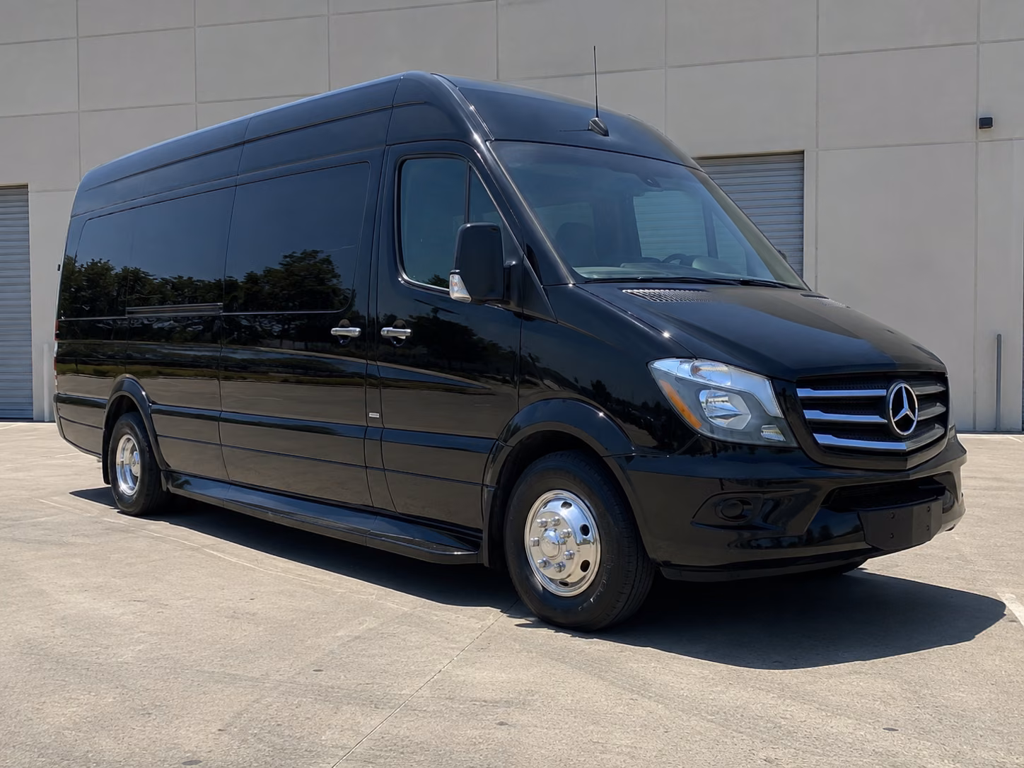 pleasanton sprinter van with driver