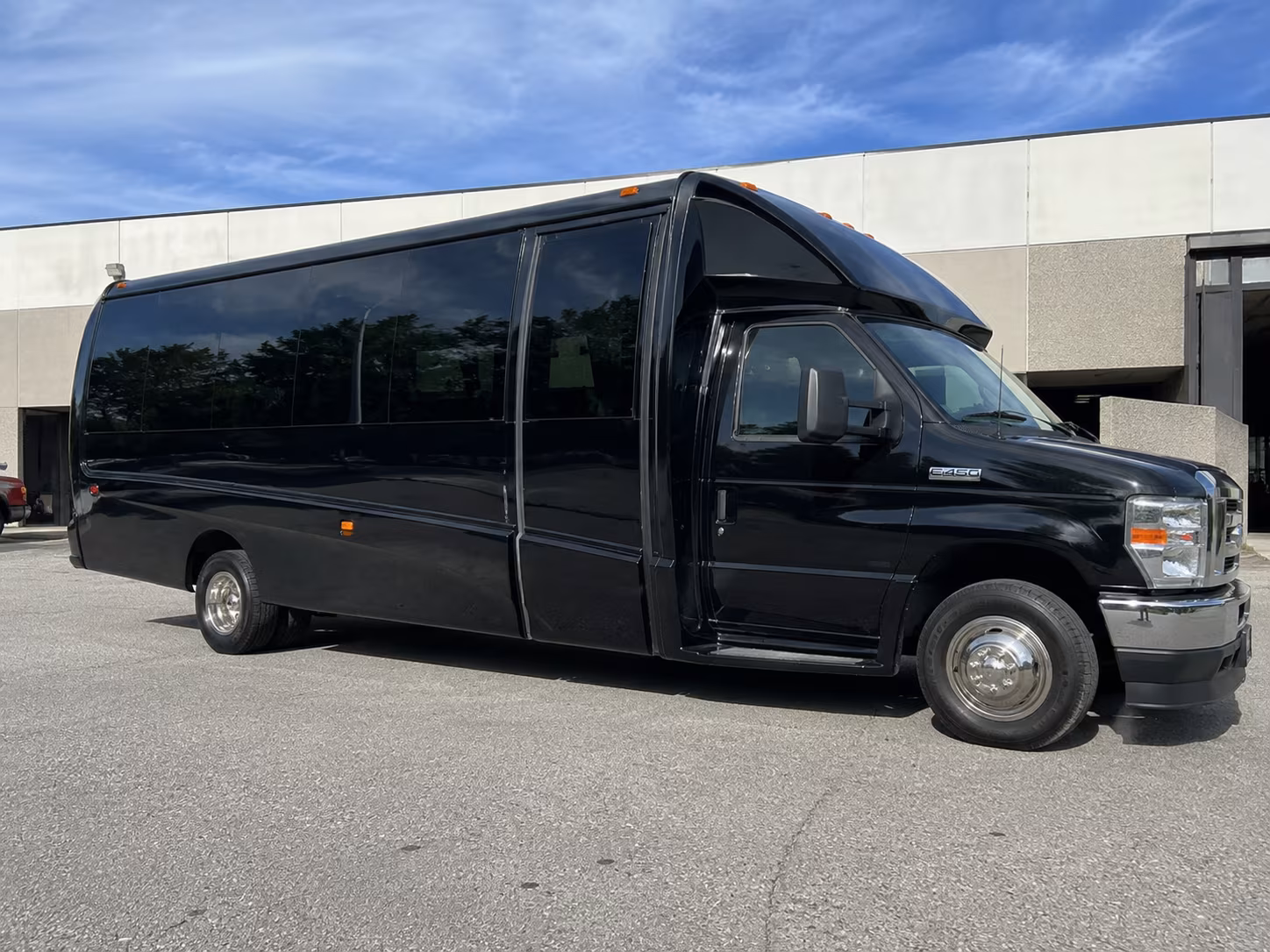 shuttle buses for weekly worship services in pleasanton